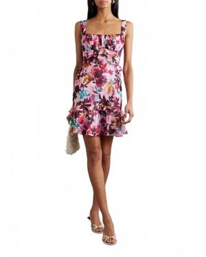 Saloni Chandra Short Dress - Red