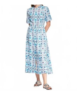 Vilagallo Aroa Midi Dress - Blue