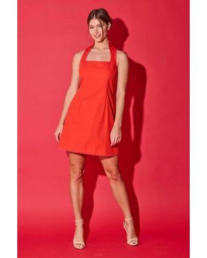 Alden Adair Adeline Mini Dress - Red