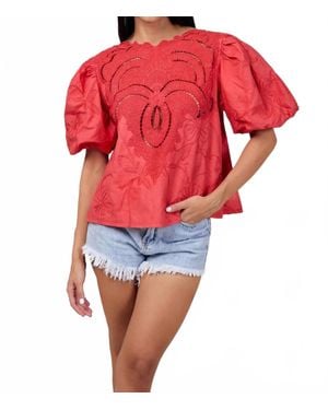 Ollari Winnie Embroidered Blouse