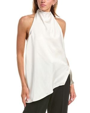 Avantlook Asymmetrical Halter Top - White