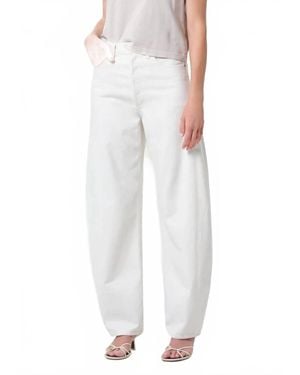 Agolde Luna Pieced Jean - White