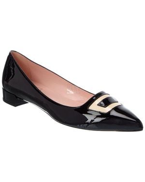 Roger Vivier Patent Flat - Black