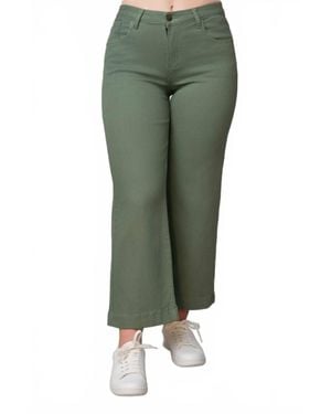 Pine Apparel Mid-Rise Stretch Twill Pant - Green