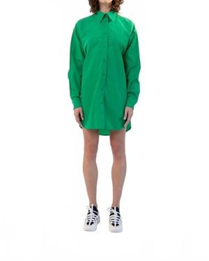 Maison Rabih Kayrouz Taffeta Short Dress - Green