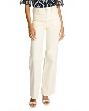 Caballero Sienna Denim Pants - White