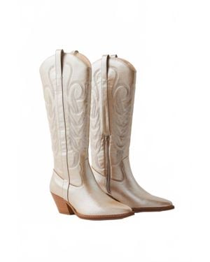 Matisse Dixie Platino Western Boot - White