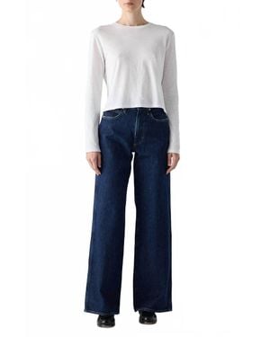 AMO Frida Wide Leg Jeans - Blue