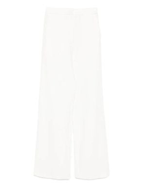 Saiid Kobeisy Wide-Leg Tailored Pants With Practical Pockets - White