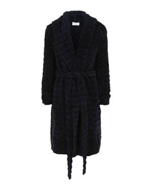 Ferragamo Chenille Knit Cardigan - Black