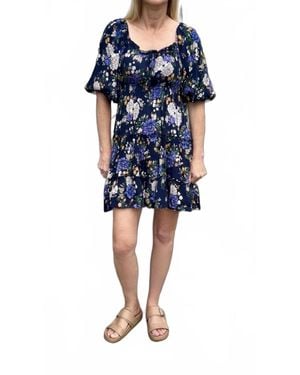 Angie Diana Mini Dress - Blue