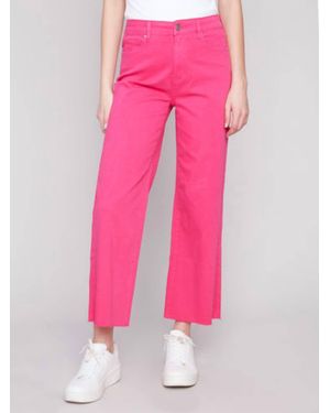 Charlie b Time To Fiesta Flared Jean - Pink