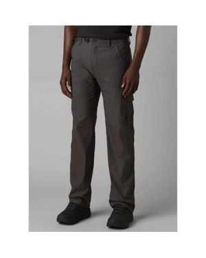 Prana Stretch Zion Ii Pants Dark Iron Straight Cargo Pockets Ddr2418 - Gray