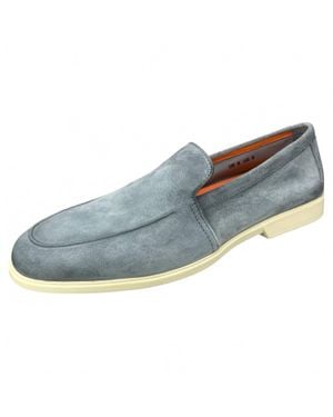 Santoni Malibu Venetian Loafer - Blue