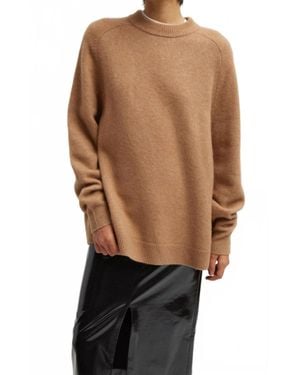 Tibi Hair Oversized Pullover - Brown