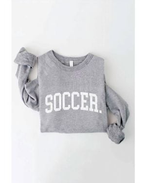 Oat Collective Soccer Sweatshirt - Gray
