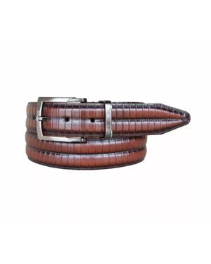 Lejon Leather Goods Piano Bar Belt - Green