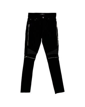 Amiri Mx2 Skinny-Fit Distressed Jeans - Black