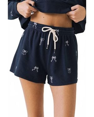 Chaser Brand Tossed Bows Shorts - Blue