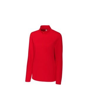 Clique Ice Half Zip Ladies Jacket - Red
