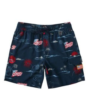 Billabong Sundays Bro Layback Board Shorts Swimwear Jdm848 - Blue