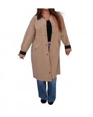 Active Basic Theodella Trench Coat - Natural