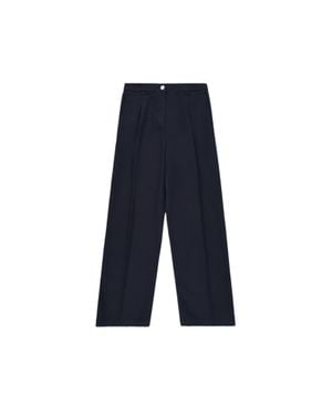 Cruna Cora Cotton Gabardine Pants - Blue
