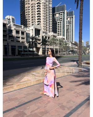 Hawa Made From Love Maha Tie Dye Fabric Dress - Multicolor