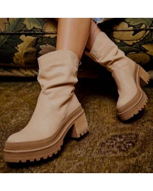 Free People Mel Slouch Boot - Natural