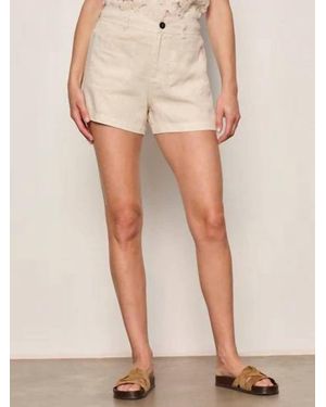 Sanctuary Linen Marine Short - Natural