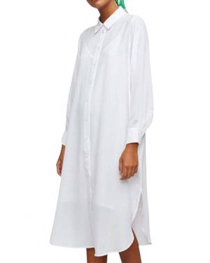 Just Female Helpful Shirt Dress - White