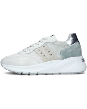 Nero Giardini Suede Sneaker - White