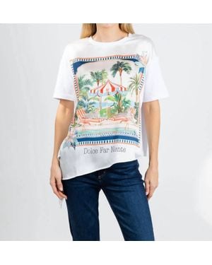 Vilagallo Keira En Ibiza Short Sleeve Tee - White