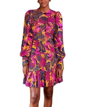 slim fit dress slacks Green Animal Print V-Neck Long Sleeve Skater Dress – AX Paris main image 0