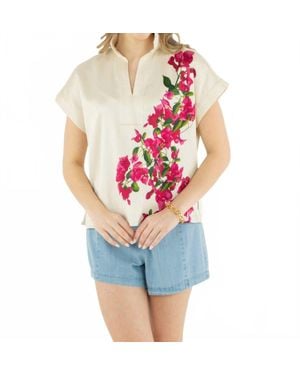 Emily Mccarthy Riviera Top - Blue