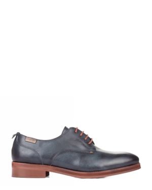 Pikolinos Royal Leather Lace Up Shoe - Blue