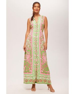 Trina Turk Novak Sleeveless Midi Dress - Multicolor