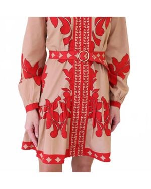Anna Cate Harper Mini Dress - Red