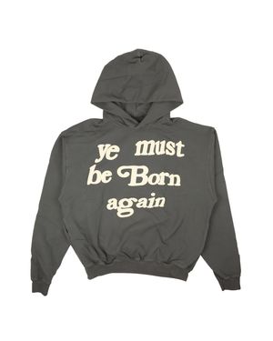 Cactus Plant Flea Market Ye Must Be Born Again Hoodie - Gray