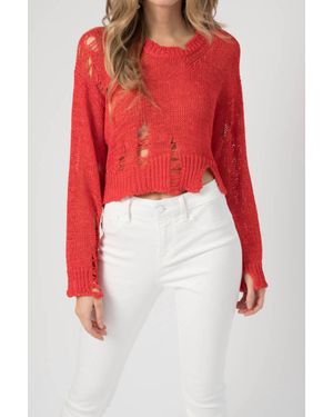 IRO Hico Cropped Sweater - Red