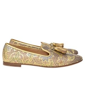 Giuseppe Zanotti Smoking Slippers - Natural