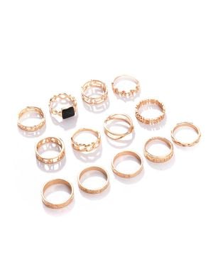 SOH Minimal Multi-Layer Ring - Metallic