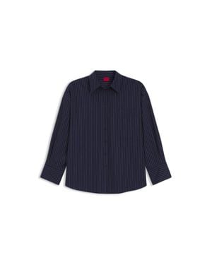 HUGO Regular-Fit Blouse - Blue