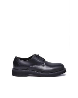 Boemos Lace-Up Shoes Rubber Sole - Black