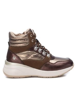 Xti Sport Wedge Booties - Brown