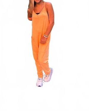 Bucketlist Athletic Racerback Romper Onesie - White