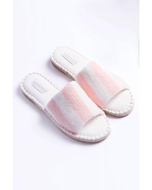 Pj Salvage Resort Essentials Slipper Slides - Pink