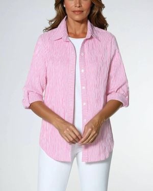 J'Envie/Eli Semana Button-Down Shirt - Pink