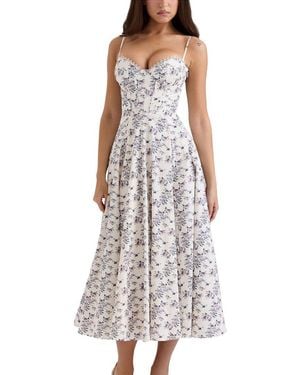 Tedora Midi Dress - Purple
