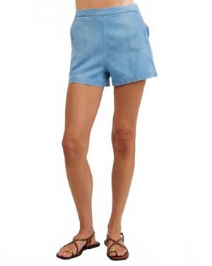 Bella Dahl Catalina Clean Front Shorts - Blue